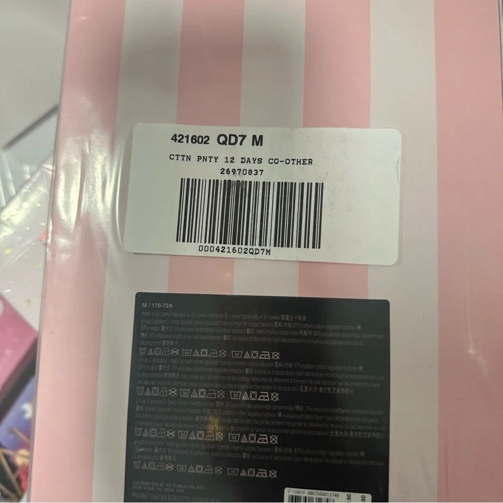 Victoria's Secret advant calendar panties
